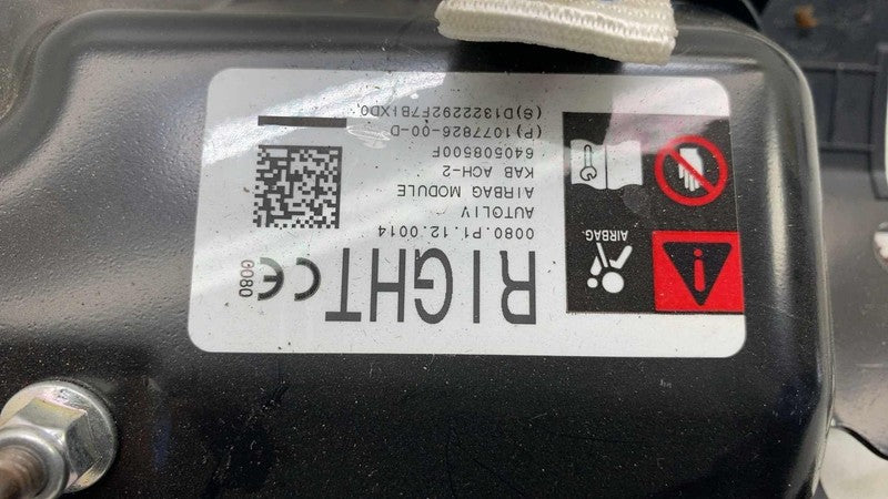107782600D ⭕ 2017-2023 Tesla Model 3 Right Lower Knee Safety Airbag Module RH 1077826-00-D