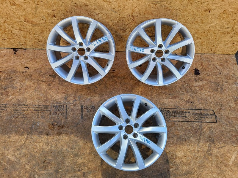 8K0601025BT ⭕2013 2014 Audi A4 SET of 3 Alloy Wheel Rim 18" inch 8.0x18 10 Spoke 8K0601025BT