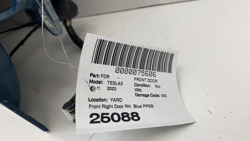 ⭕ 2021-2023 Tesla Model 3 Front Passenger Side Door Shell Panel Right