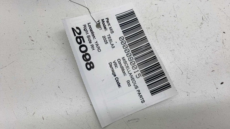 1856706N1D ⭕ 24-25 Tesla Model 3 M3 Front Right 1st Row Seat Belt & Retractor 1856706-N1-D