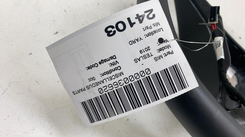 ⭕ 2012-2020 Tesla Model S X Front Driver Steering Wheel Black Leather