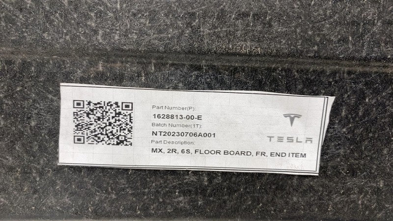 ⭕ 21-23 Tesla Model X Rear Interior floor Board Carpet Liner Trim 1628