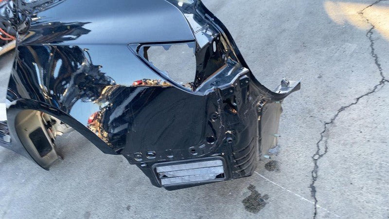 ⭕2021-2023 Tesla Model 3 Rear Left Quarter Panel Structural Frame Cut Black PBSB