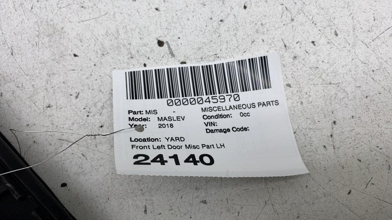 ⭕ 17-20 Maserati Levante Front Driver Side Door Mirror Gasket Rubber S