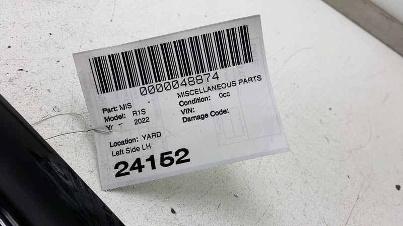 2022-2024 Rivian R1S R1T Front Driver Side Exterior A-pillar Trim Pane