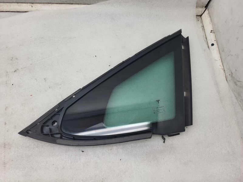 E9 43R-00810 2012-2020 Tesla Model S MS Rear Driver Side Quarter Fixed Glass Left LH Assembly