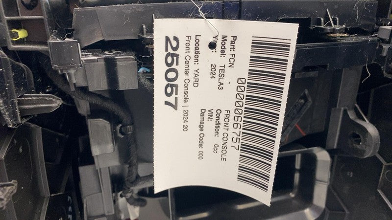 1714377-24-I ⭕ 24-25 Model 3 Front Center Console Armrest & Storage Compartment 1714377-24-I