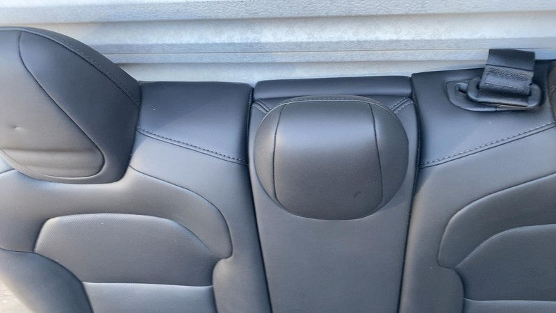 ⭕ 24-25 Model 3 Rear 2nd Row Black Leather Seat Upper + Lower Cushion Perforated