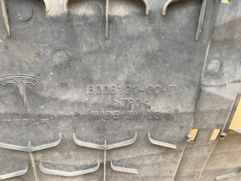 6008191 00 D ⭕ 2012-2015 Tesla Model S Rear Under Tray Splash Aero Shield Cover 6008191-00-D