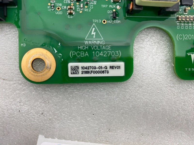 ⭕ 12-20 Model S PCBA High Voltage Battery Standby Supply Board Unit 10