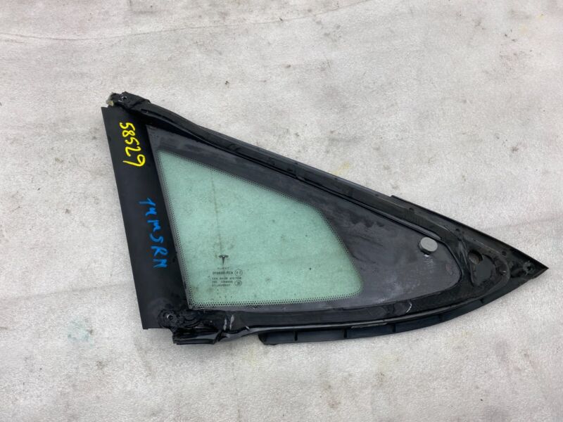 2012-2021 Tesla Model S MS Rear Passenger Side Quarter Window Glass Right RH OEM