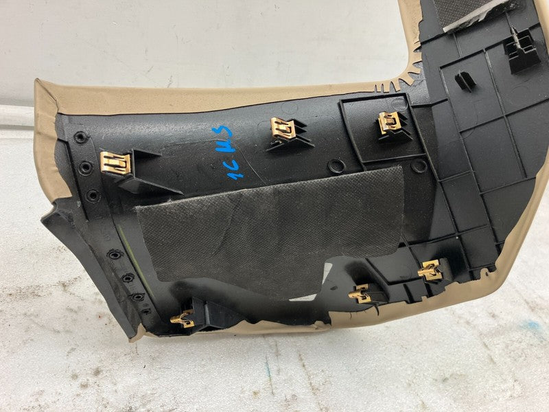 ⭕ 2012-2020 Tesla Model S Right Side Dash Glove Box Trim Cover Panel Lower Tan