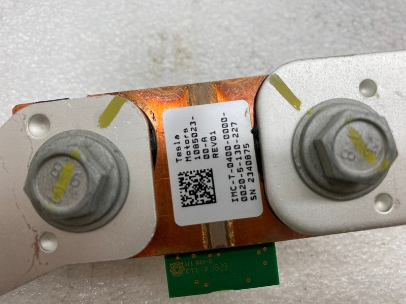108502300A ⭕ 2016-2020 Model S High Voltage Battery Shunt Conductor w/ Bracket 1085023-00-A