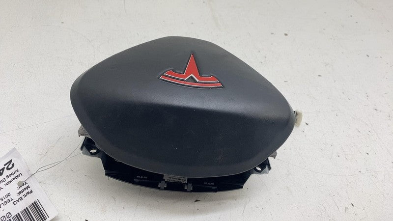 102338101F ⭕ 12-15 Model S MS Steering Wheel Airbag Leather Safety Restraint 1023381-01-F
