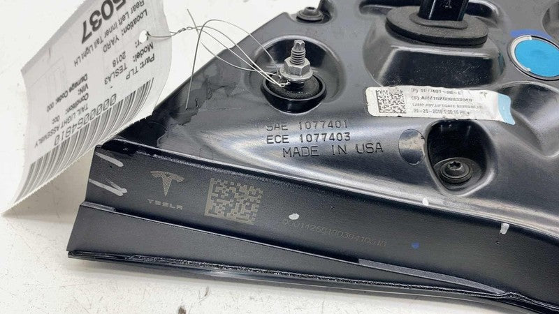 1077401-00-E ⭕ 2017-2023 Model 3 Rear Left Inner Taillight LED Tail Lamp 3-Pin 1077401-00-E