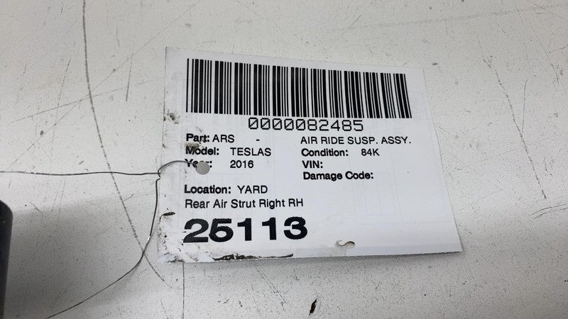 600635300C ⭕ 12-15 Model S Rear Right Air Suspension Spring Shock Absorber RWD 6006353-00-C