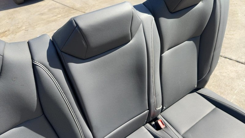 ⭕ 24-25 Tesla Cybertruck Rear 2nd Row Seat Upper & Lower Cushion Black Complete