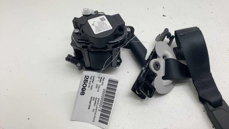 1856706N1D ⭕ 24-25 Tesla Model 3 M3 Front Right 1st Row Seat Belt & Retractor 1856706-N1-D