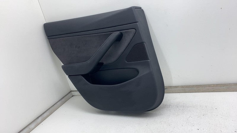1105095-00-E 2017-2020 Tesla Model 3 M3 Rear Driver Side Door Panel Trim Cover Black Left LH