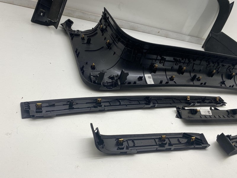 ⭕ 2016-2020 Tesla Model X Rear Right Falcon Door Upper & Lower Trim Garnish RH