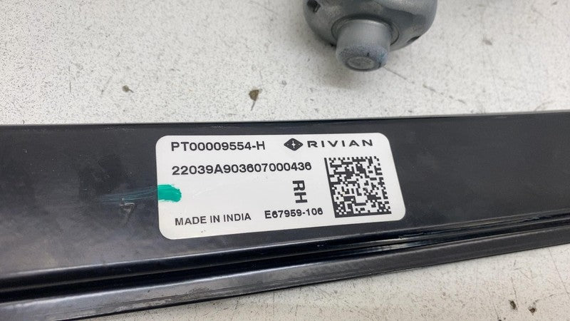 PT00009554-H ⭕ 22-24 Rivian R1T R1S Rear Right Door Window Regulator RH w/ Motor PT00009554-H