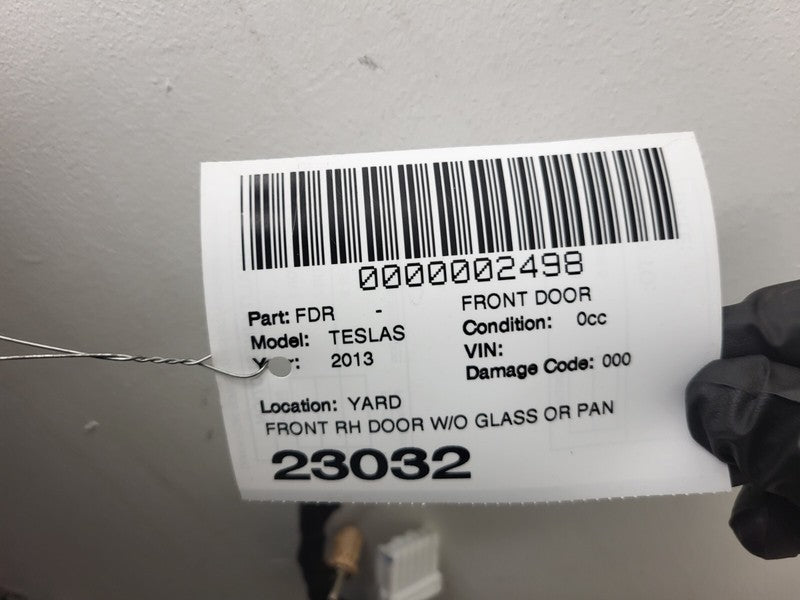 1002101-00-C ⭕ 2012-2015 Tesla Model S Front Passenger Side Door Shell Panel Right Assembly