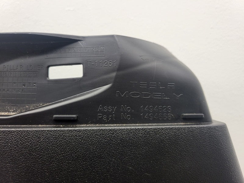 149462398B ⭕2020-2023 Model Y Driver Side B-Pillar Lower Trim Cover Panel Left 1494623-98-B