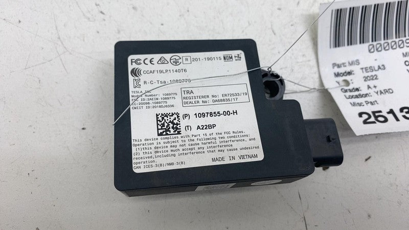 ⭕ 17-23 Tesla Model 3 Rear Bumper BCM Computer Body Control Module 109