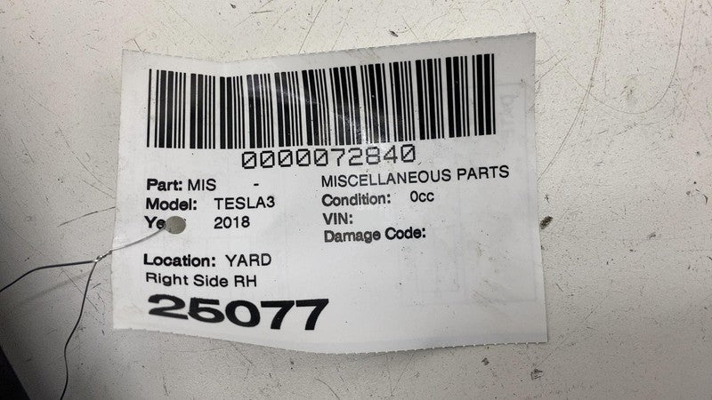 ⭕17-23 Model 3 Right B-Pillar Applique Glass Trim Molding w/ Camera 11