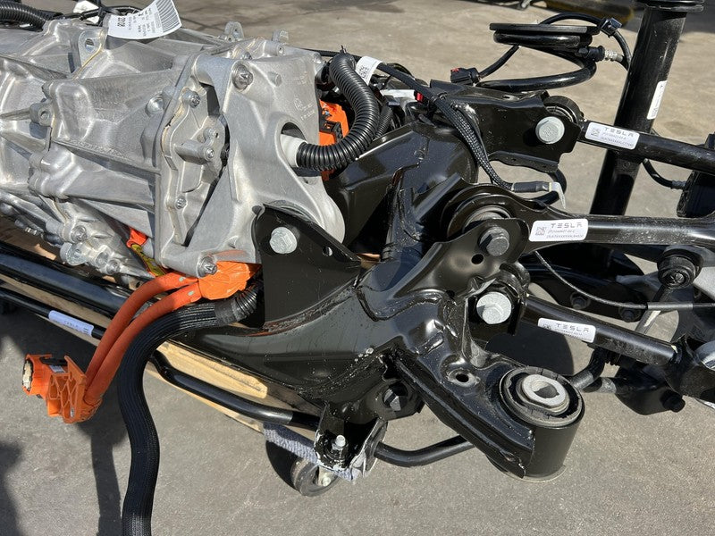 1120990-07-J 2021-2023 Tesla Model 3 M3 Engine Motor Rear Drive Unit w/ Subframe & Suspension