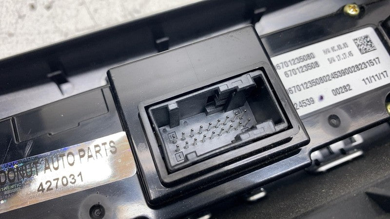 ⭕2017-2023 Levante AC Heater Climate Control Switch Radio Screen Bezel