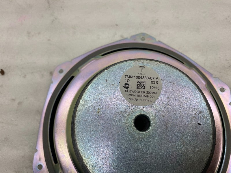 100483307A ⭕ 2012-2020 Model S Infotainment Audio Speaker Mid Subwoofer 200MM 1004833-07-B