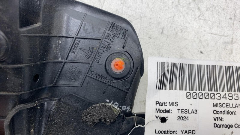 171260600C ⭕ 24-25 Model 3 Front Driver Left Door Inner Belt Weatherstrip Seal 1712606-00-C