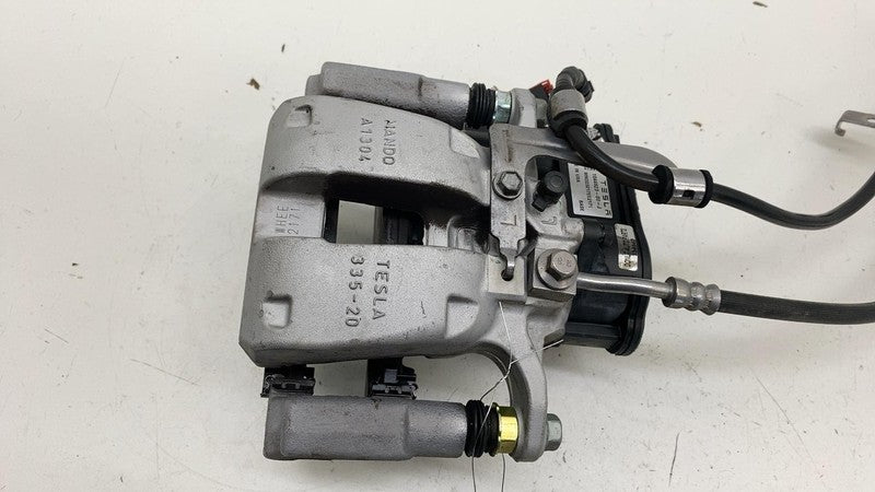 1044623-00-J ⭕ 2017-2025 Tesla Model 3 Rear Left Caliper w/ Brake Line Hose BASE 1044623-00-J