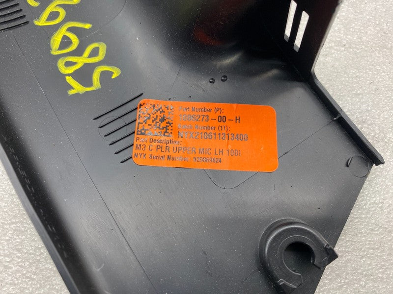 1086273 00 H ⭕ 2017-2023 Model 3 Rear Driver Side C-Pillar Upper Trim Cover Left 1086273-00-H