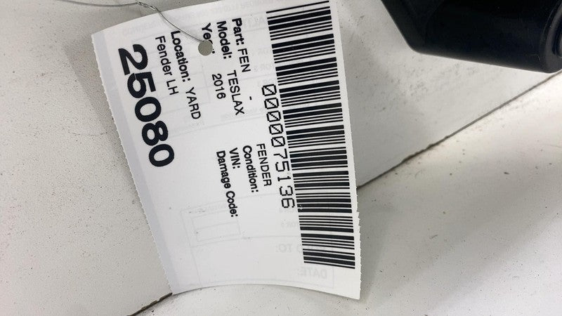 ⭕ 2016-2020 Tesla Model X Front Fender Shell Panel Left w/ Turn Signal Repeater