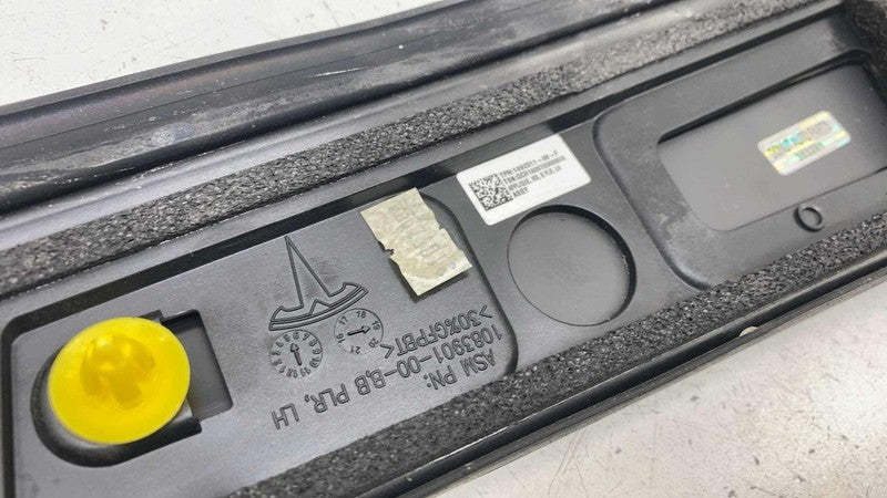 109231198F ⭕ 16-20 Tesla Model X Left B-Pillar Applique Trim Molding w/ Camera 1092311-98-F