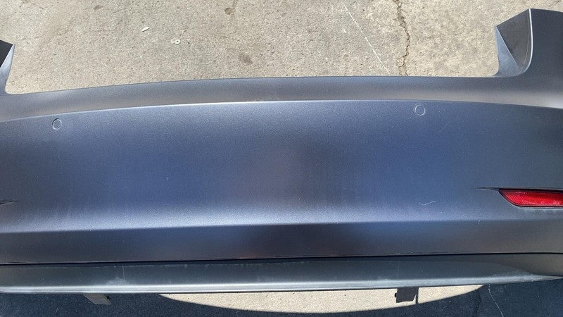 ⭕ 2017-2022 Tesla Model 3 Rear Bumper Cover w/ Park Sensor & Harness Gray PMNG