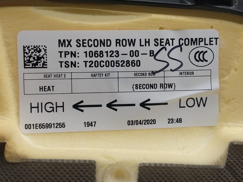 1068123 00 B ⭕ 2016-2020 Tesla Model X Rear Side 2nd Row Seat Upper Cushion Left 1068123-00-B