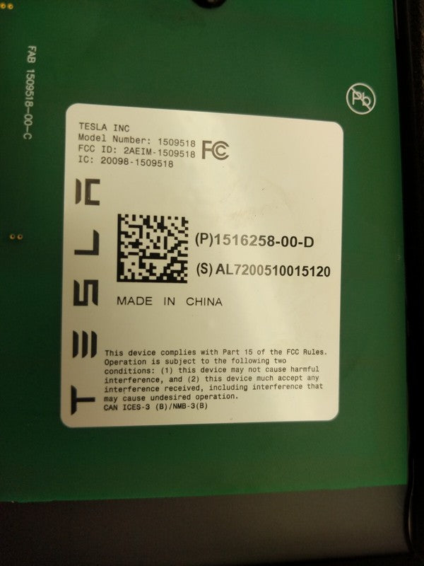 ⭕ 20-23 Model Y Right Exterior B-Pillar Applique Glass Trim RH AP3 150