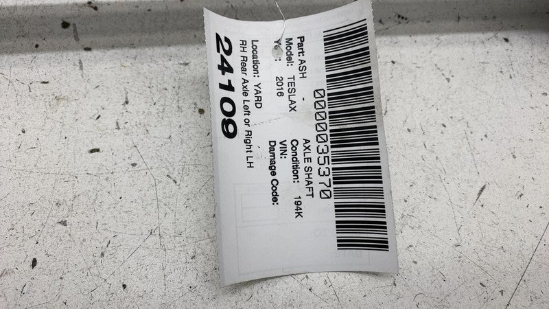 ⭕ 12-20 Tesla Model S X Rear Passenger Side CV Axle Shaft Halfshaft 36