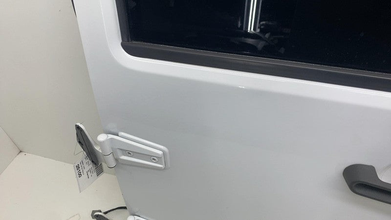 ⭕ 12-18 Jeep Wrangler Rear Driver LH Door Panel w/ Window Glass Left White - PW7