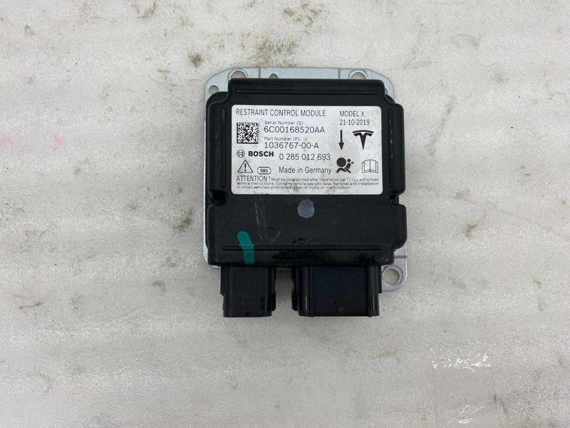 1036767 00 A ⭕ 2016-2020 Tesla Model X Safety Restraint Control Module Computer 1036767-00-A