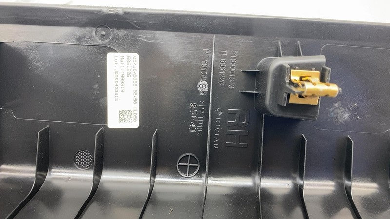 PT00001353 2022 2023 2024 Rivian R1S R1T Front Right Lower A-pillar Kick Panel Trim Cover