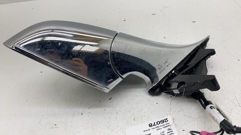 ⭕12-20 Model S Front Right Exterior Side View Door Mirror Gray PMNG 10