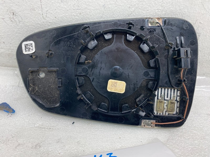 1668-1000 ⭕ 2012-2020 Tesla Model S Driver Exterior Door Mirror Glass Auto Dim Heated Left