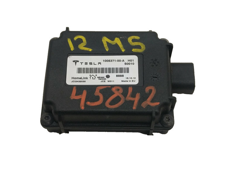 1005371-00-A ⭕ 12-17 Tesla Model S Homelink Computer Garage Door Opener Module 1005371-00-A