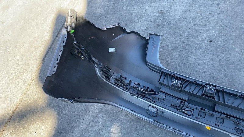 4KE807521 ⭕ 19-23 e-Tron Rear Bumper Cover w/ Park Sensors & Reflector Gray LZ7F 4KE807521