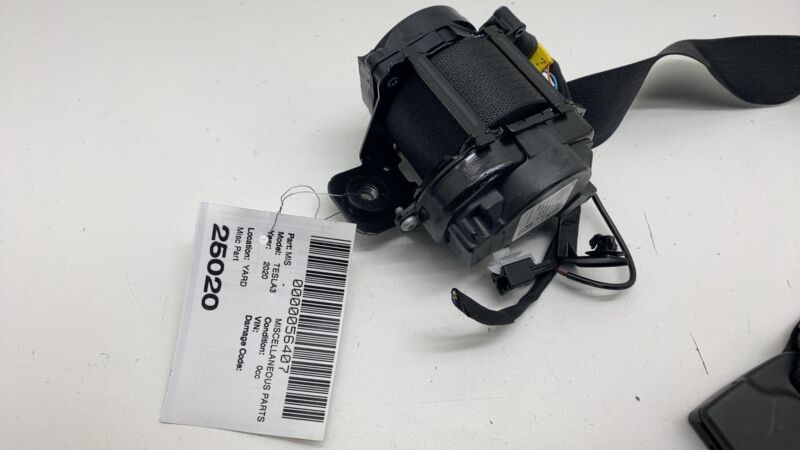 108127901G 2017-2023 Tesla Model 3 Front Right 1st Row Seat Belt & Retractor 1081279-01-G