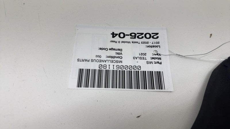 113281200A ⭕ 2017-2023 Tesla Model 3 M3 Rear Trunk Interior Trim Cover Garnish 1132812-00-A